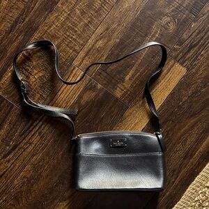 Kate Spade Black Leather Crossbody Bag